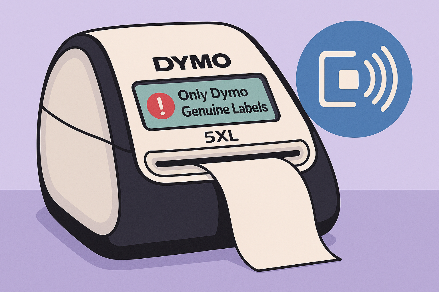 Błąd Dymo 550 / 5XL 