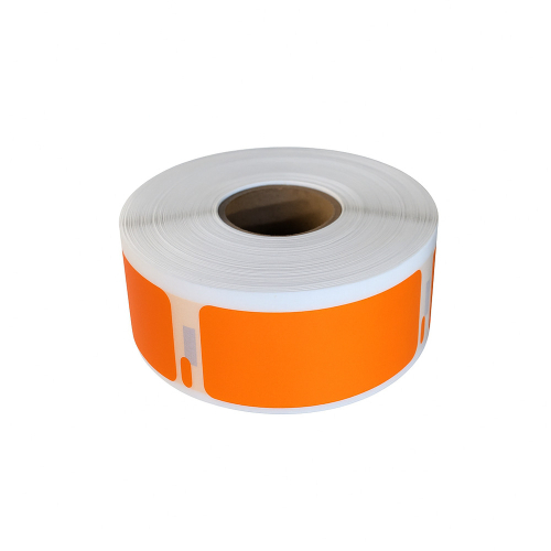 Zamienne etykiety Dymo 11352, pomarańczowe, 25 x 54 mm, 500 etykiet, klej trwały